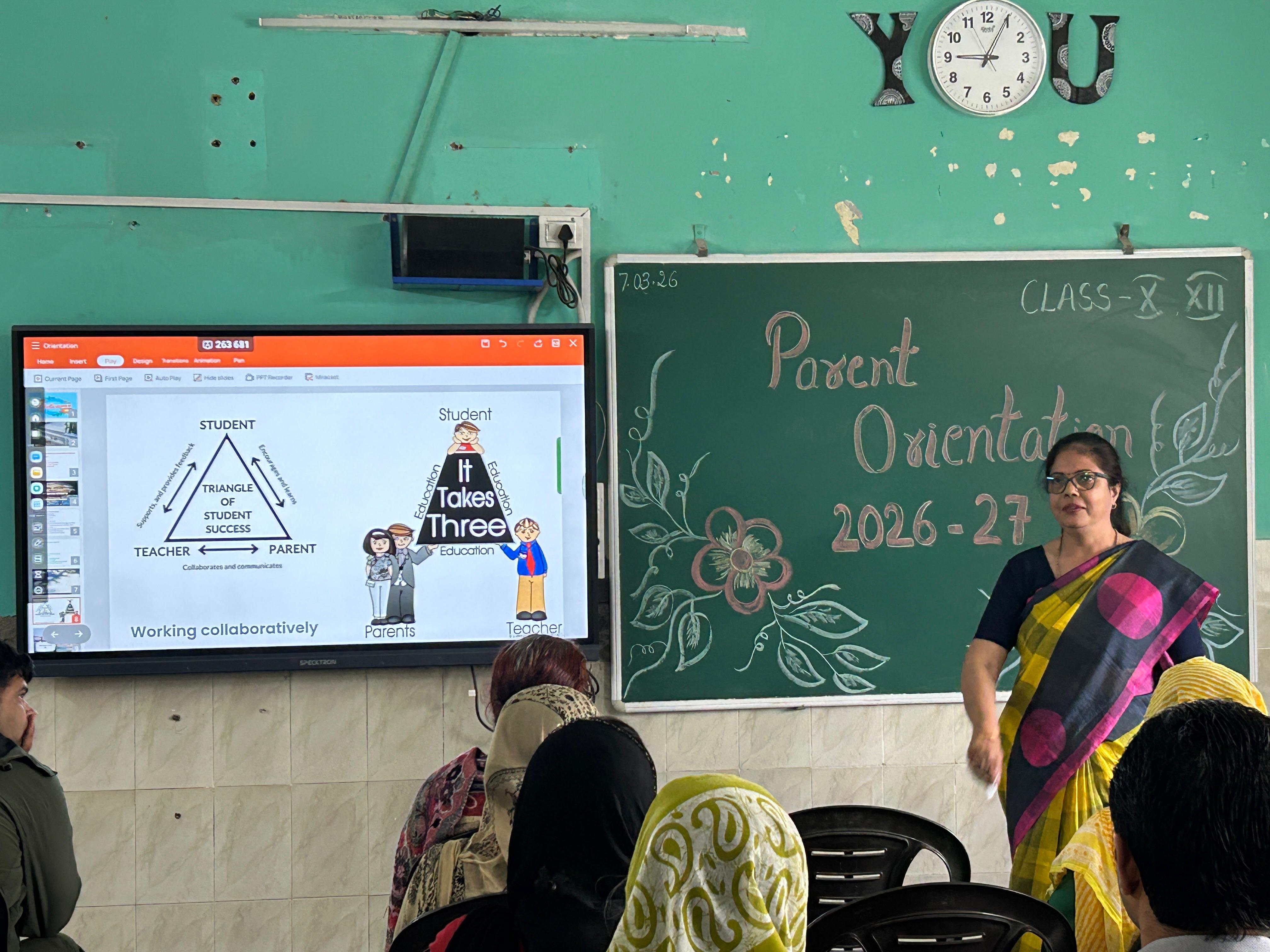 Parent Orientation Session - Class X and XII